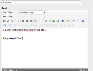 Typo3 - Edit Page Content